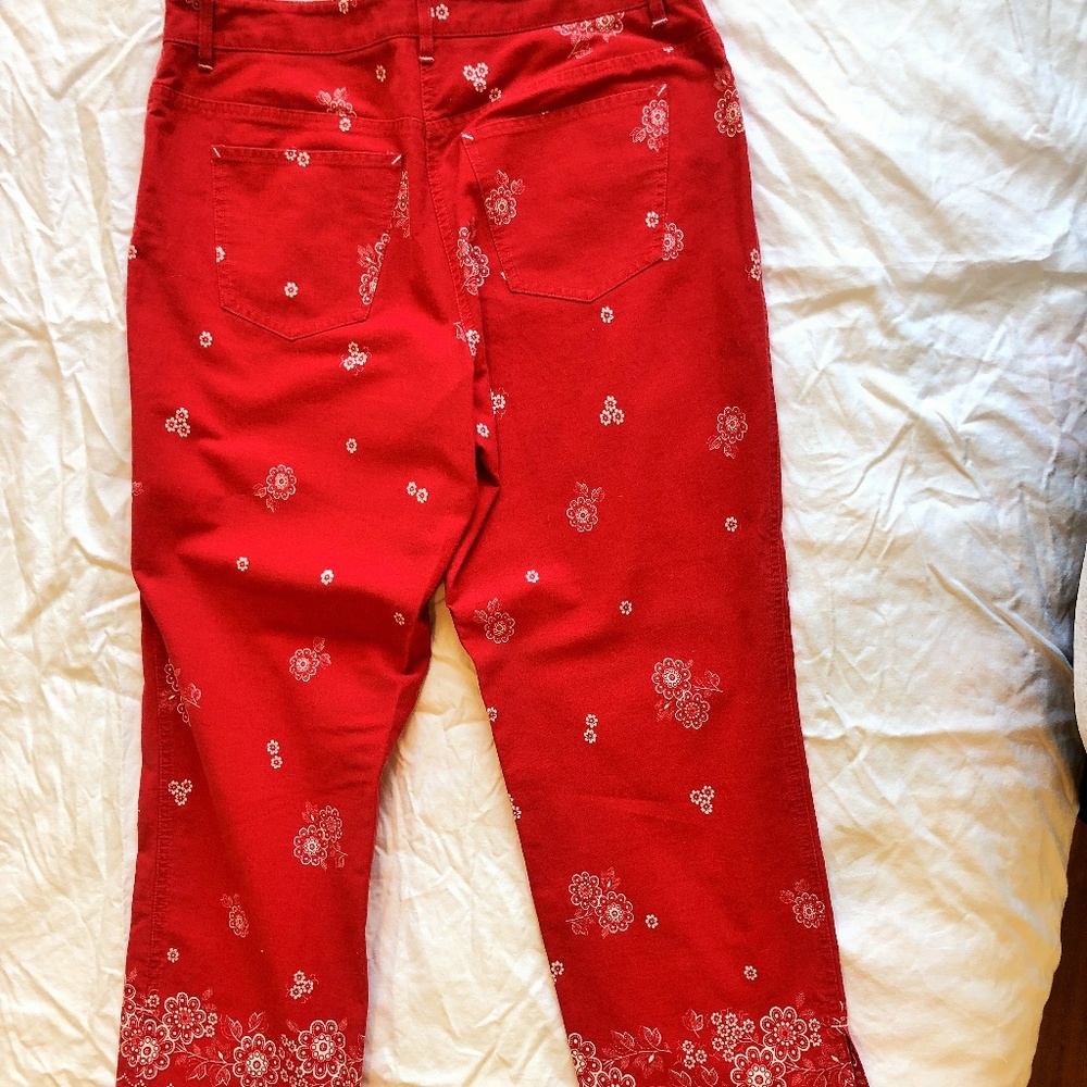 Printed Loft ankle-length pants